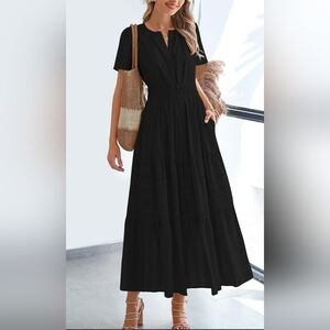 BTFBM Black Maxi Dress